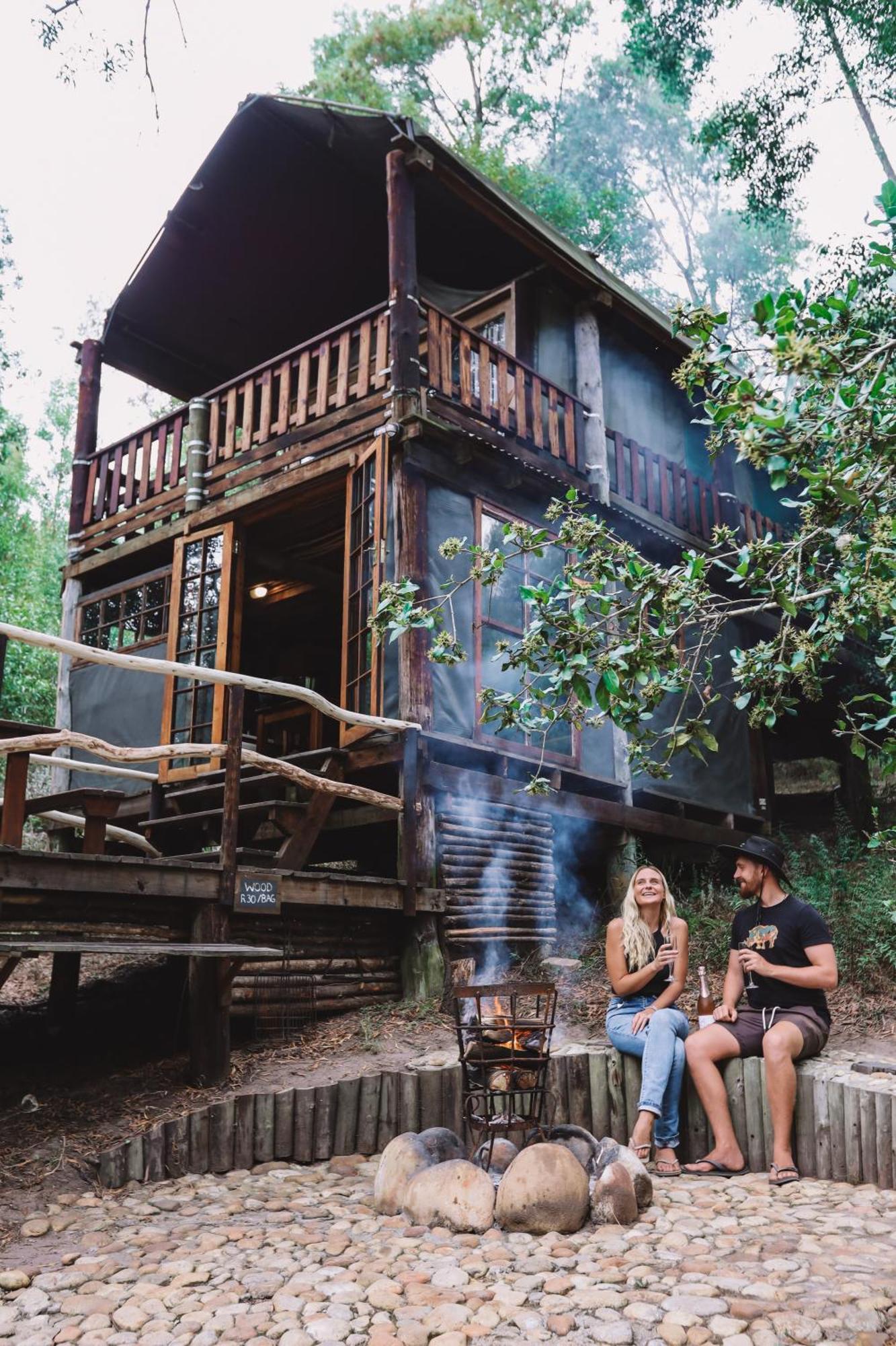 Fernhill Tented Treehouses Rheenendal Luaran gambar